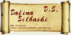 Dafina Silbaški vizit kartica